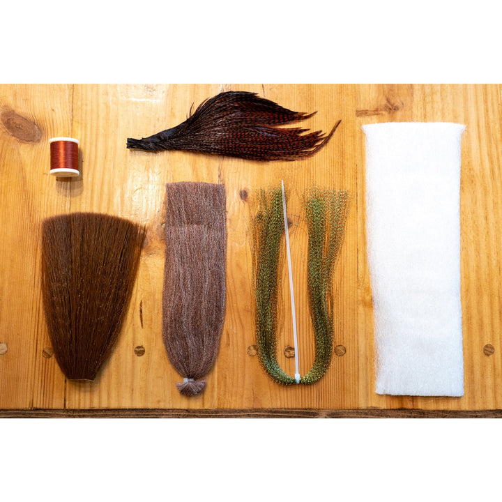 EP Para Dry Fly DIY Kit - March Brown