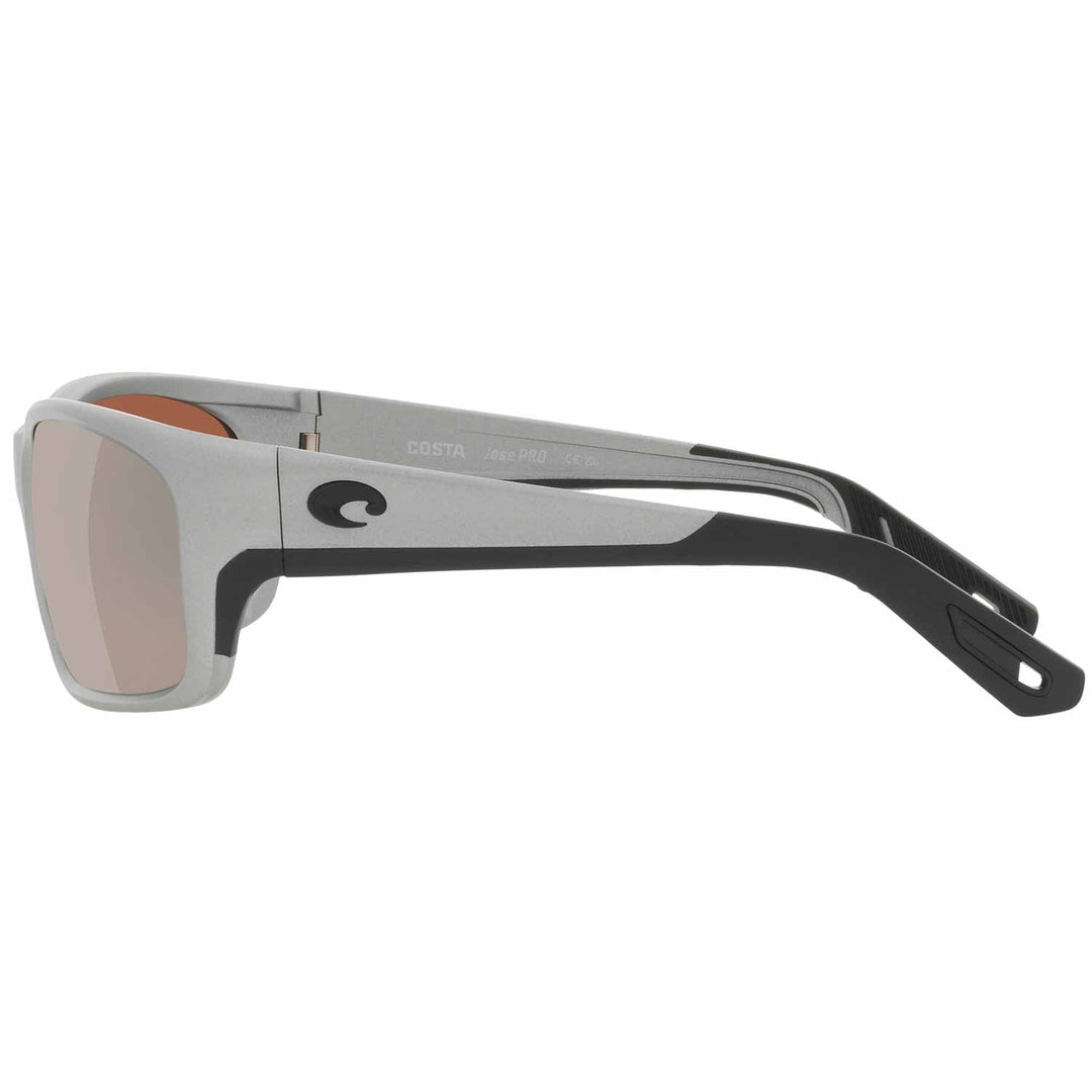 Costa - JOSE PRO , Silver Metallic, Copper Silver Mirror Polarized Glass (IN STOCK)