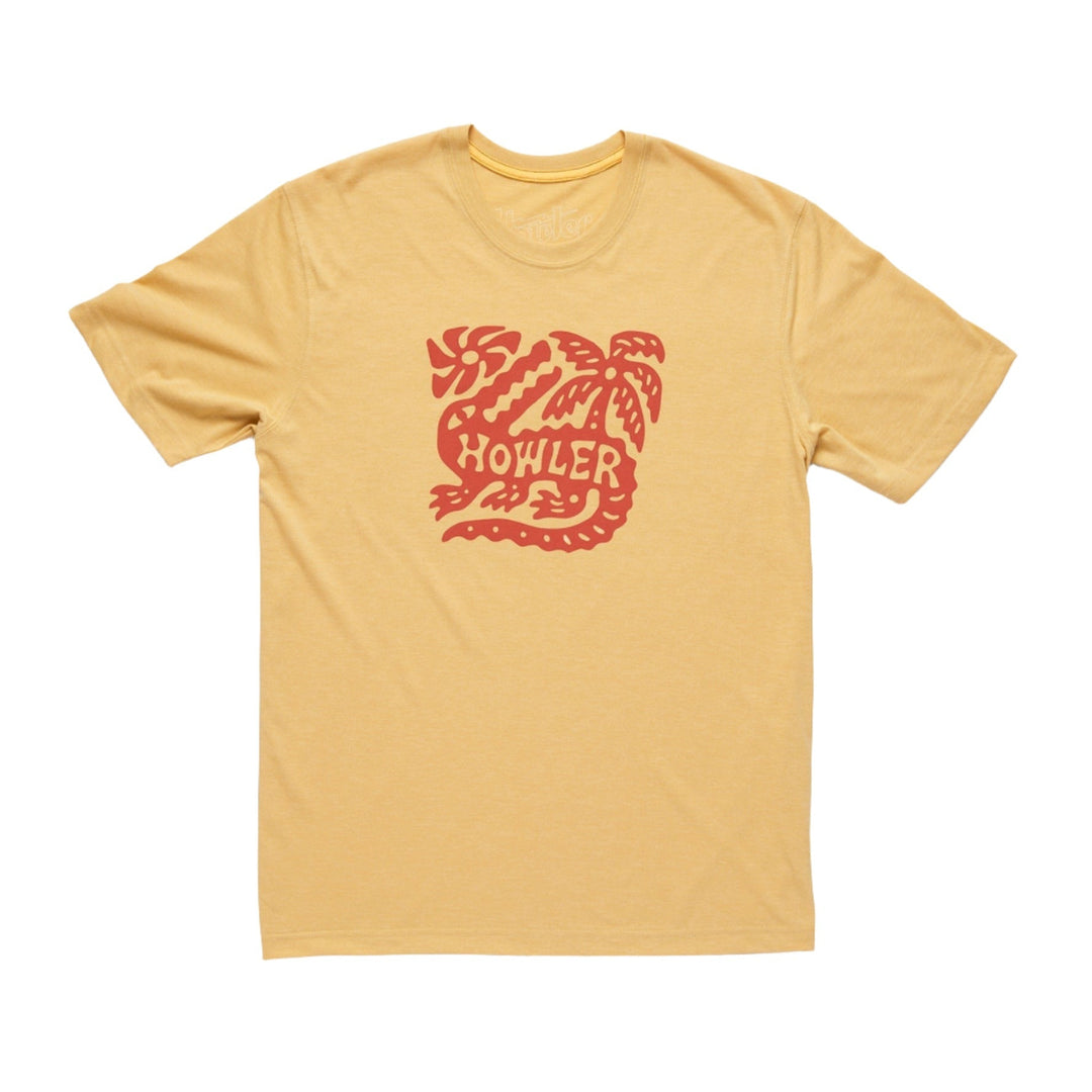 Howler Bros - Gator Palm T-Shirt : Rattan Heather