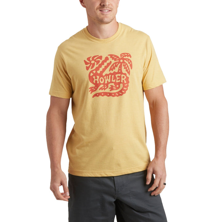 Howler Bros - Gator Palm T-Shirt : Rattan Heather