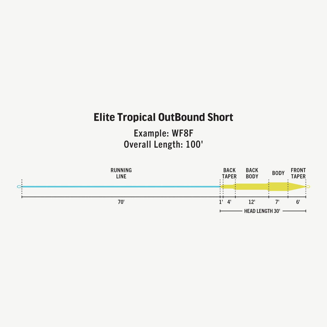 Rio Elite - Tropical OutBound Short (Floating Fly Line)