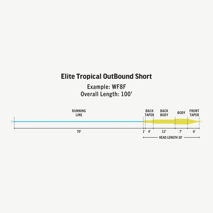 Rio Elite - Tropical OutBound Short (Floating Fly Line)