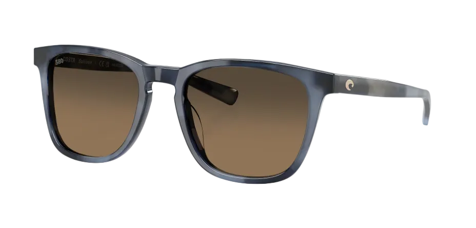 Costa - SULLIVAN, Somos Blue Tortoise, Copper Gradiant Mirror Polarized Glass (IN STOCK)