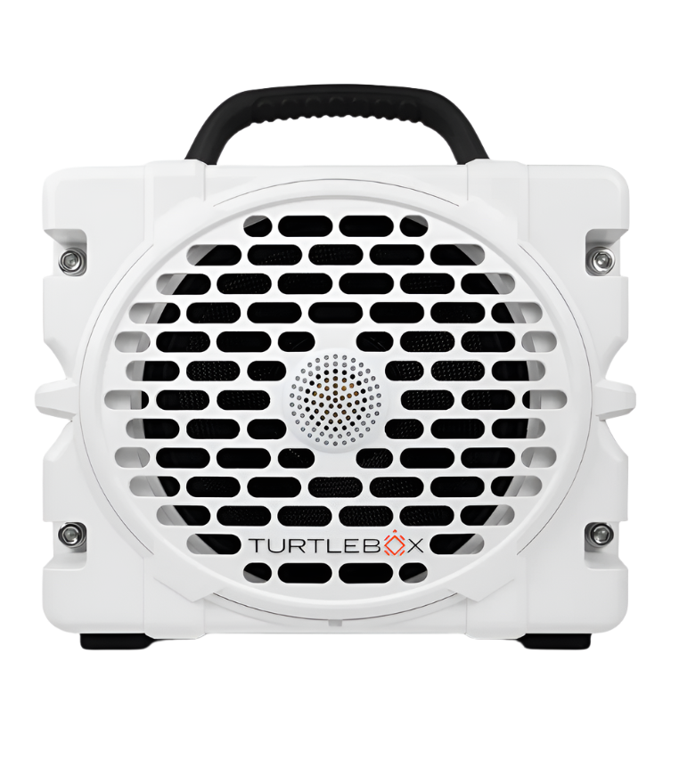 Turtle Box Grande - White - Black Handle (IN STOCK) (SHIPPING COST UPWARDS OF $50)