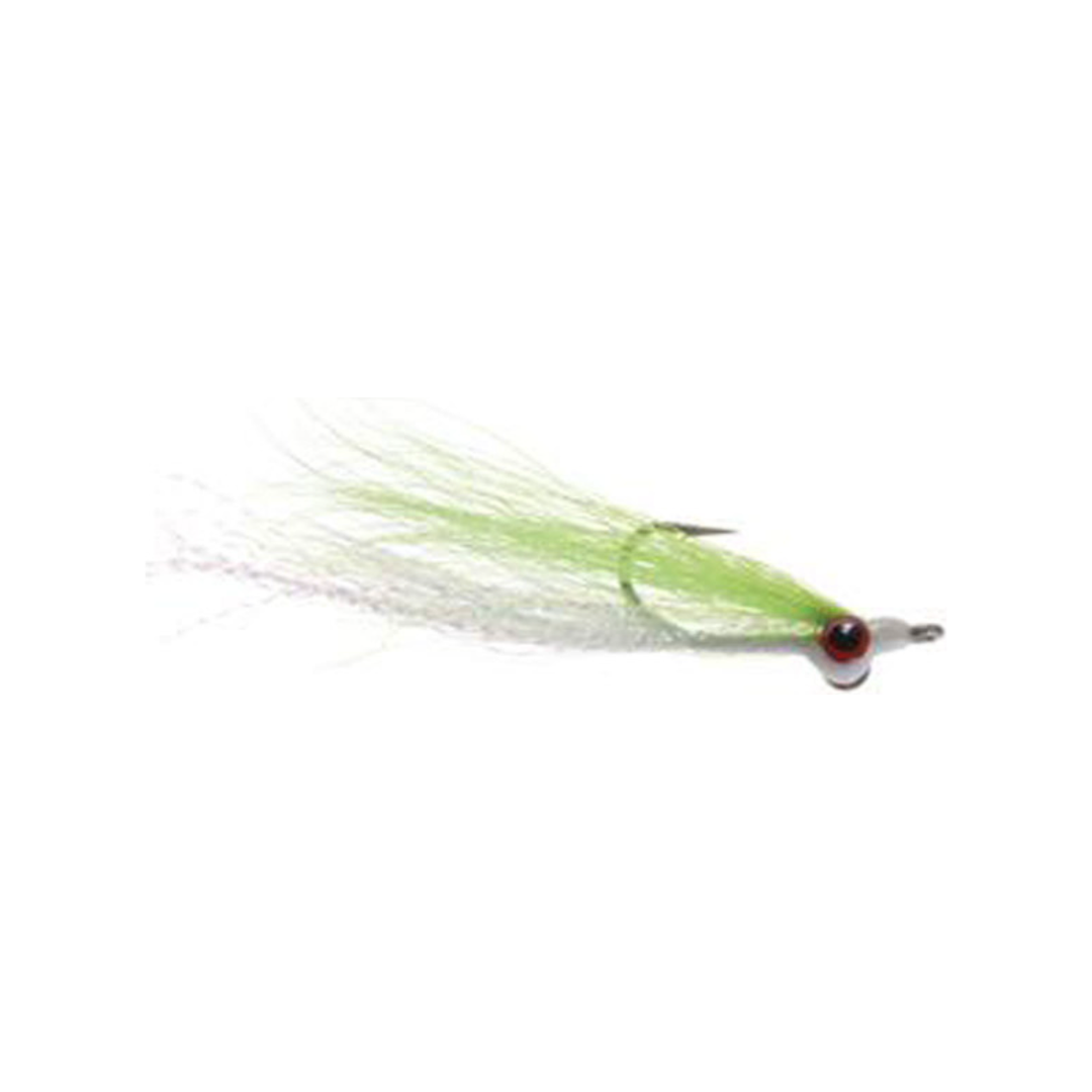 Clouser Minnow Chart/White - Size 2