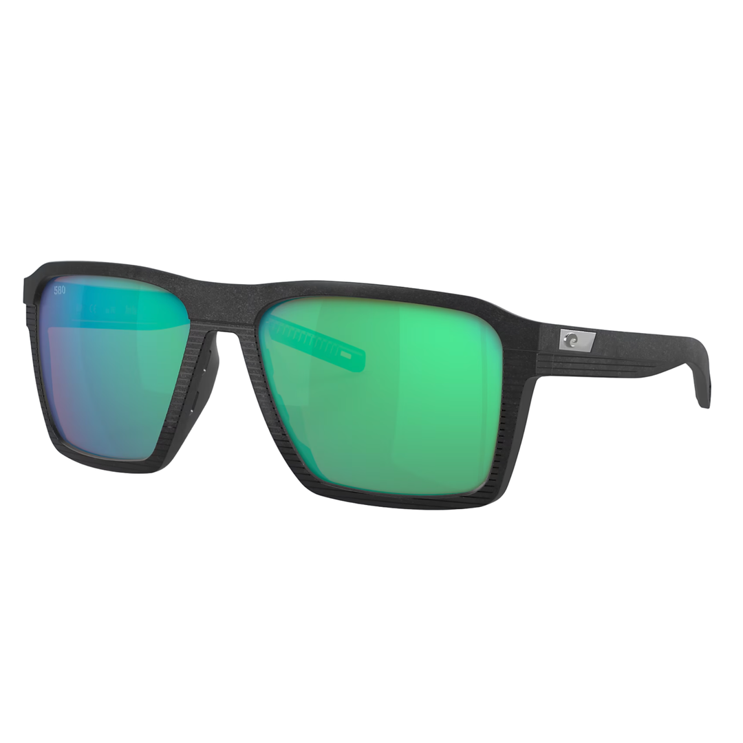 Costa - ANTILLE, Net Black w/Green Mirror Polarized Glass (IN STOCK)