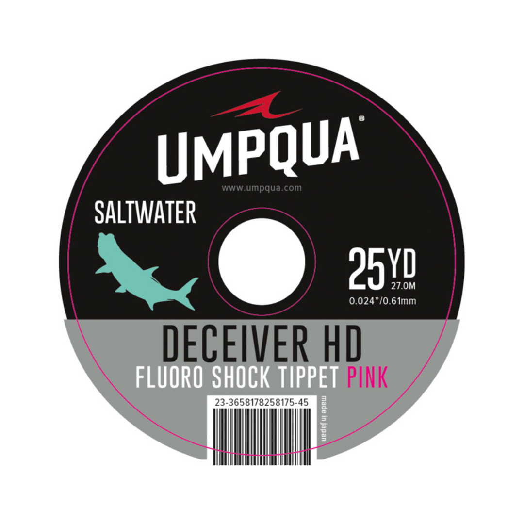 UMPQUA - DECEIVER HD SALTWATER FLUORO SHOCK TIPPET - PINK