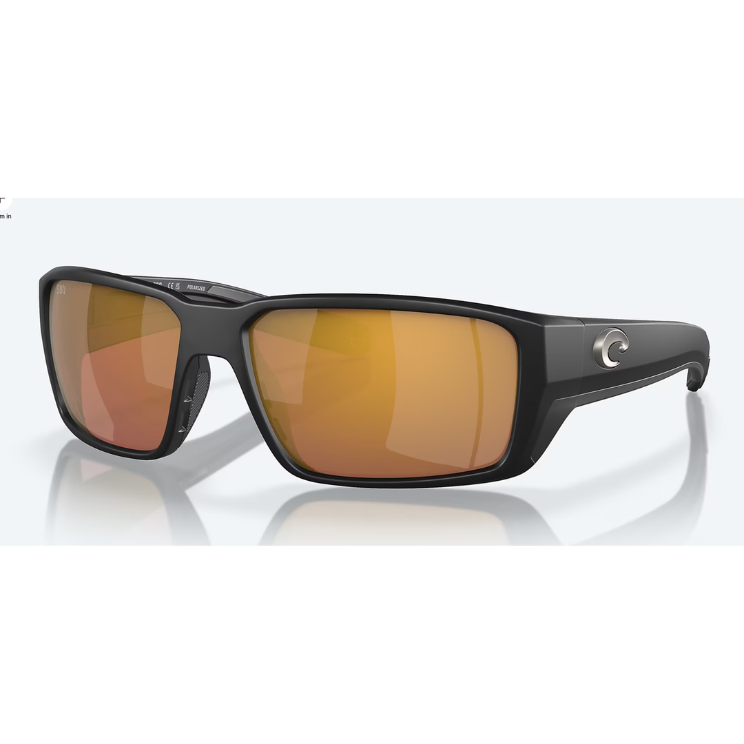 Costa - FANTAIL PRO, Matte Black, Gold Mirror Polarized Glass (IN STOCK)