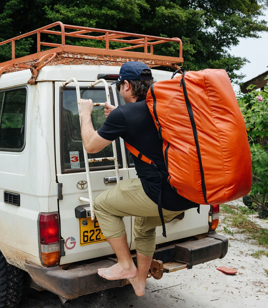 Simms Tailwind 80L Duffel - Simms Orange