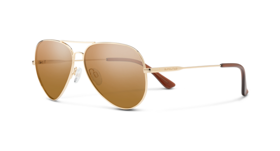 Suncloud - Hard Deck - Gold + Polarized Brown Lenses