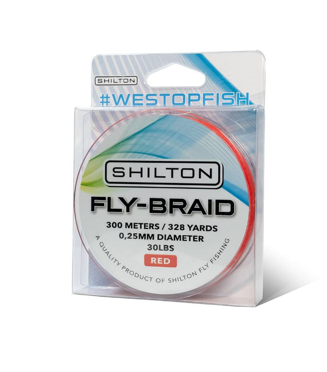 SHILTON FLY BRAID 300 METERS - RED