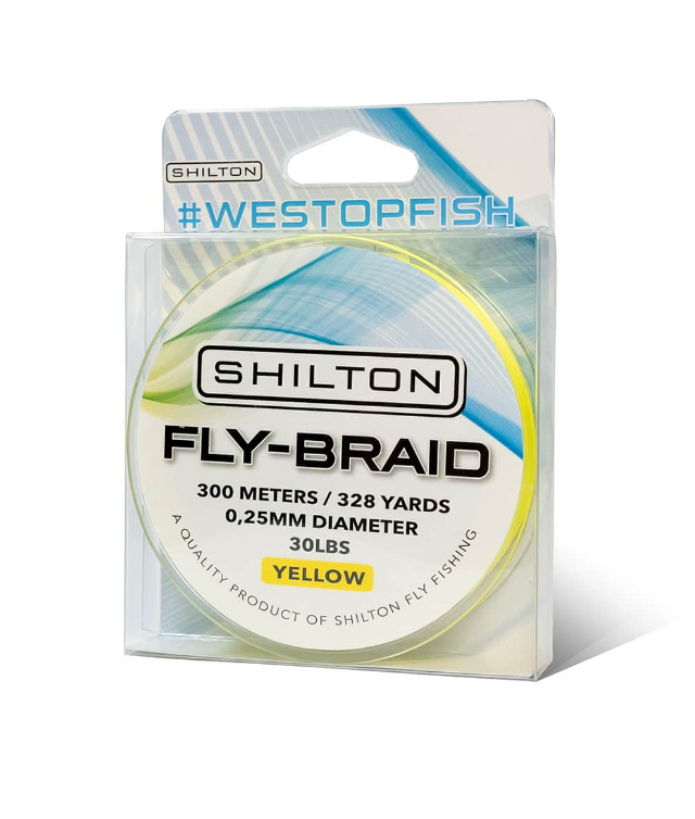 SHILTON FLY BRAID 300 METERS - YELLOW