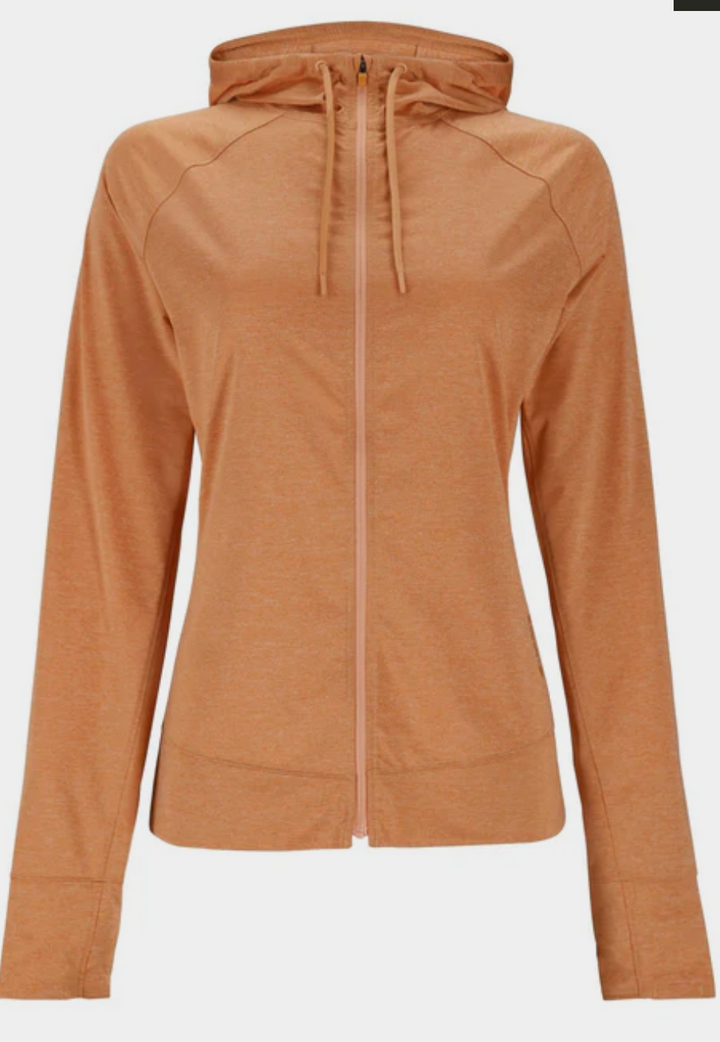 Simms Women's SolarFlex® Hoody Full-Zip - Orange Maple Heather