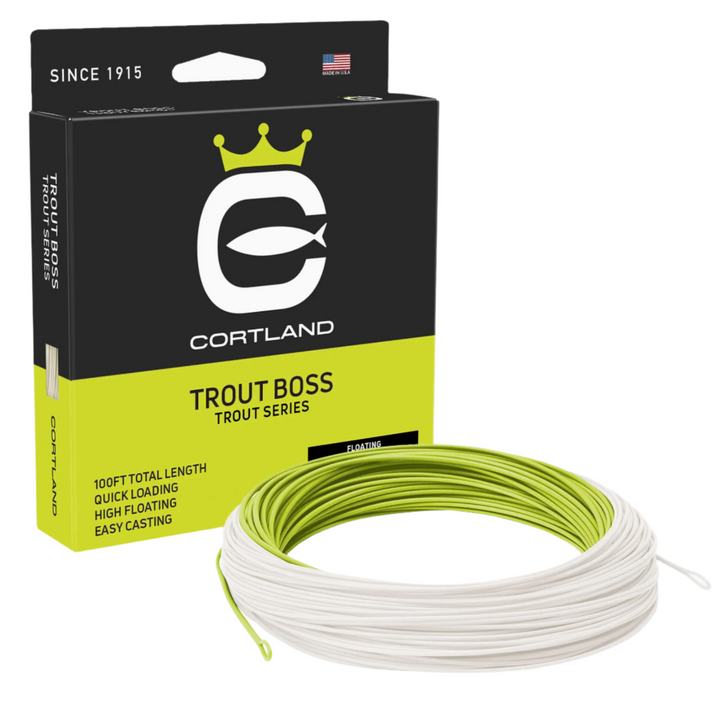 Cortland - Trout Boss Chartreuse / White