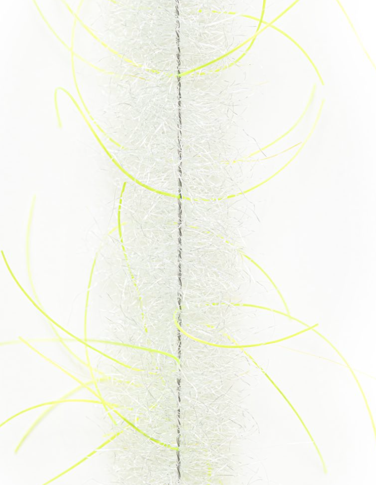 EP Wooly Critter Brush .50" - Chartreuse & White