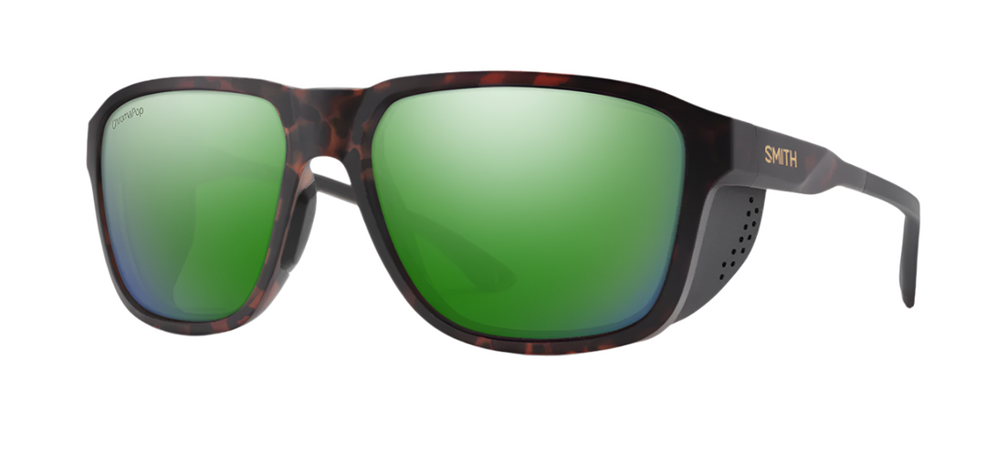 Smith Embark - Matte Tortoise + ChromaPop Polarized Green Mirror Lens (IN STOCK)