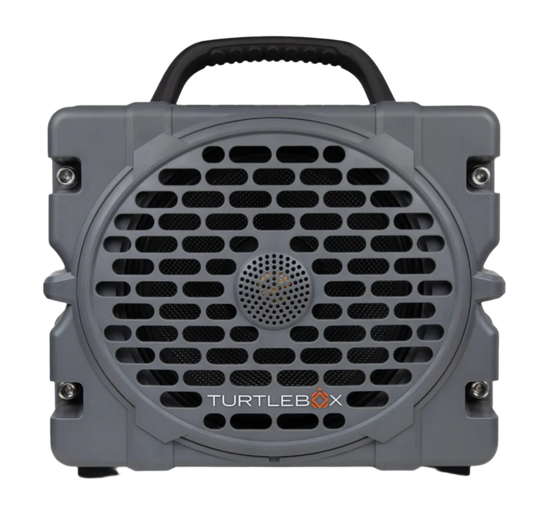 Turtle Box Grande - Gray - Black Handle (IN STOCK) (SHIPPING COST UPWARDS OF $50)