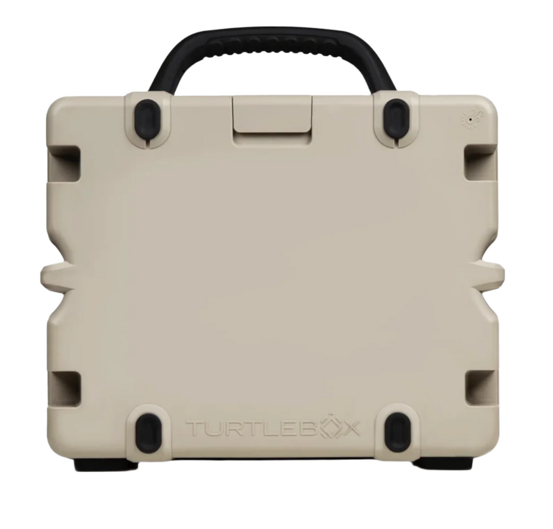 Turtle Box Grande - Tan - Black Handle (IN STOCK) (SHIPPING COST UPWARDS OF $50)