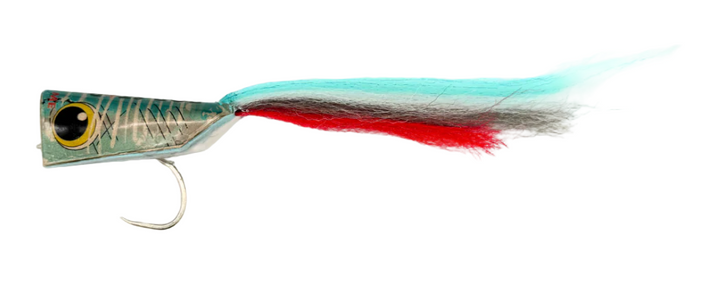 Pop Star Surface Seducer Top Water Popper 6/0 - Blue