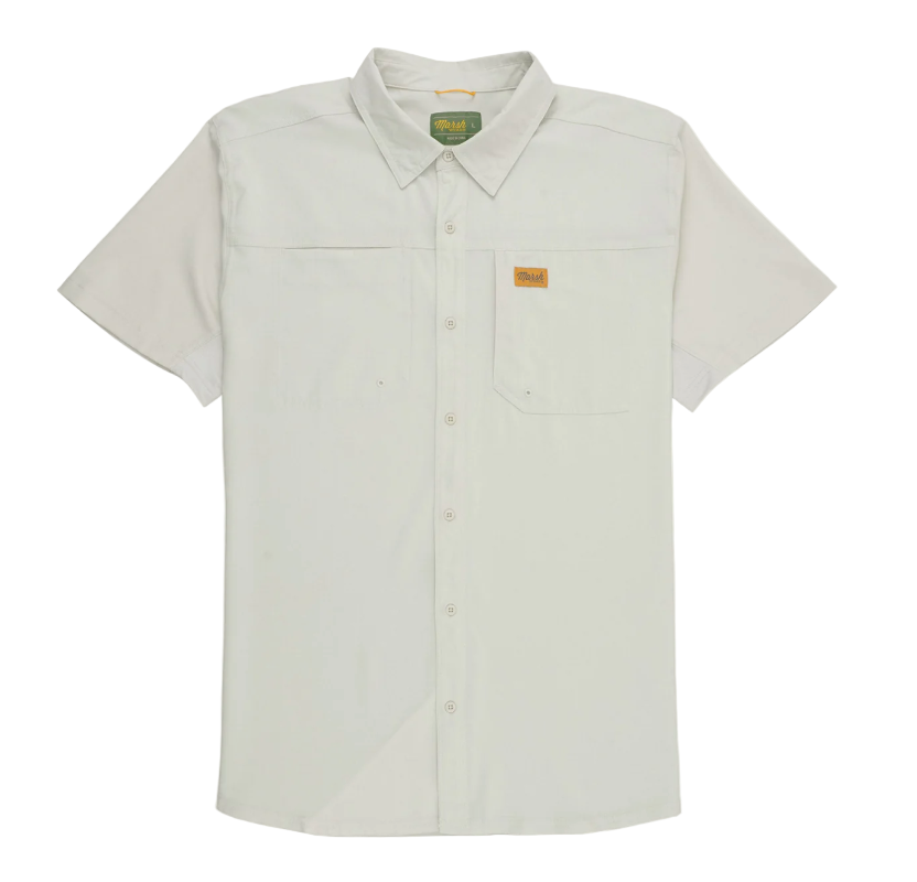 Marsh Wear Lenwood Tech Short Sleeve Shirt - Stone