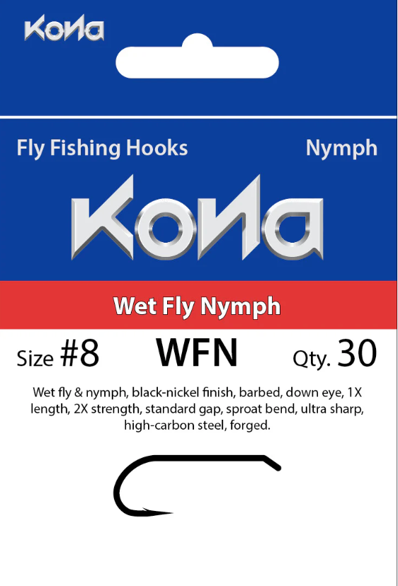 Kona - Kona Wet Fly Nymph (WFN) hook