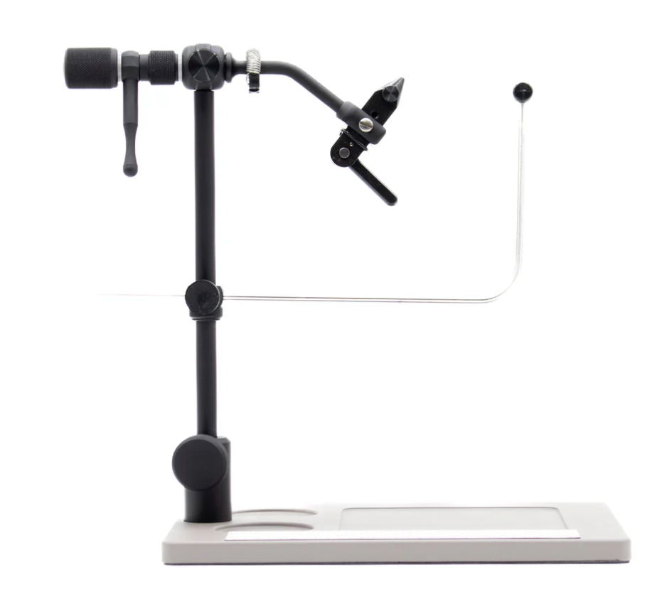 Renzetti Saltwater Traveler -  Black Saltwater Traveler w/ 6x8" Streamer Pedestal Base Vise (IN STOCK)