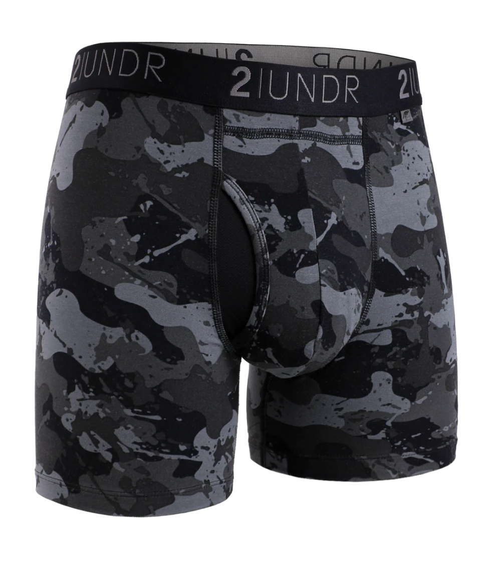 2UNDR - Swing Shift Boxer Brief - Blackout