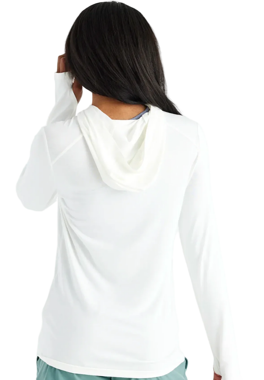 Free Fly Women's Bamboo Shade Hoodie II - Bright White