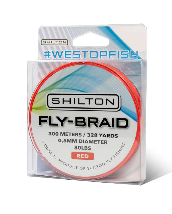 SHILTON FLY BRAID 300 METERS - RED