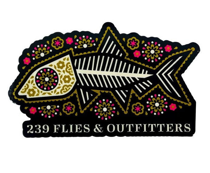 239 Flies Bonefish Sticker