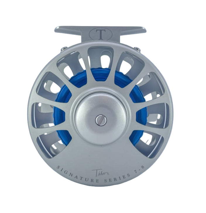 Tibor Sig. Series 7/8 Frost Silver w/Aqua Hub (CUSTOM IN STOCK)
