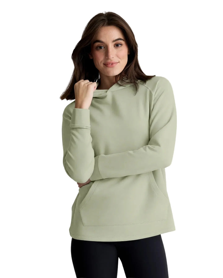 Free Fly Women's Bamboo Lightweight Fleece Hoodie - Tea