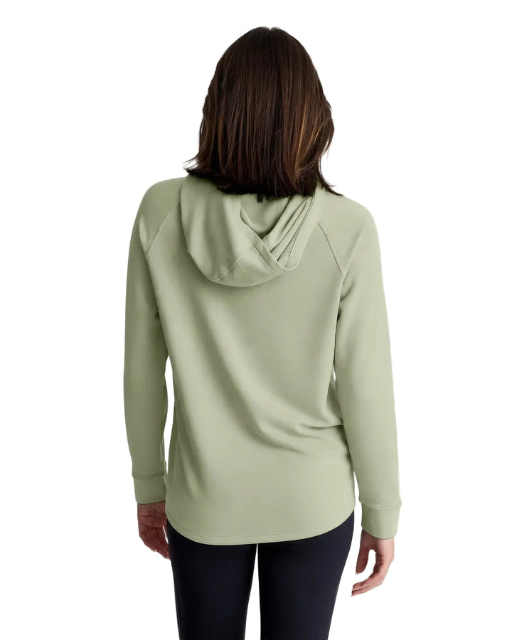 Free Fly Women's Bamboo Lightweight Fleece Hoodie - Tea