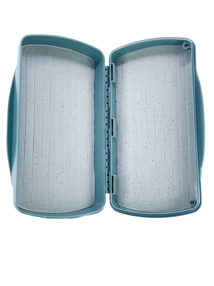 FishPond Tacky Pescador Fly Box - Large - Dynamic Foam - Smoke Grey w/ 843 Flies Redfish (CUSTOM)