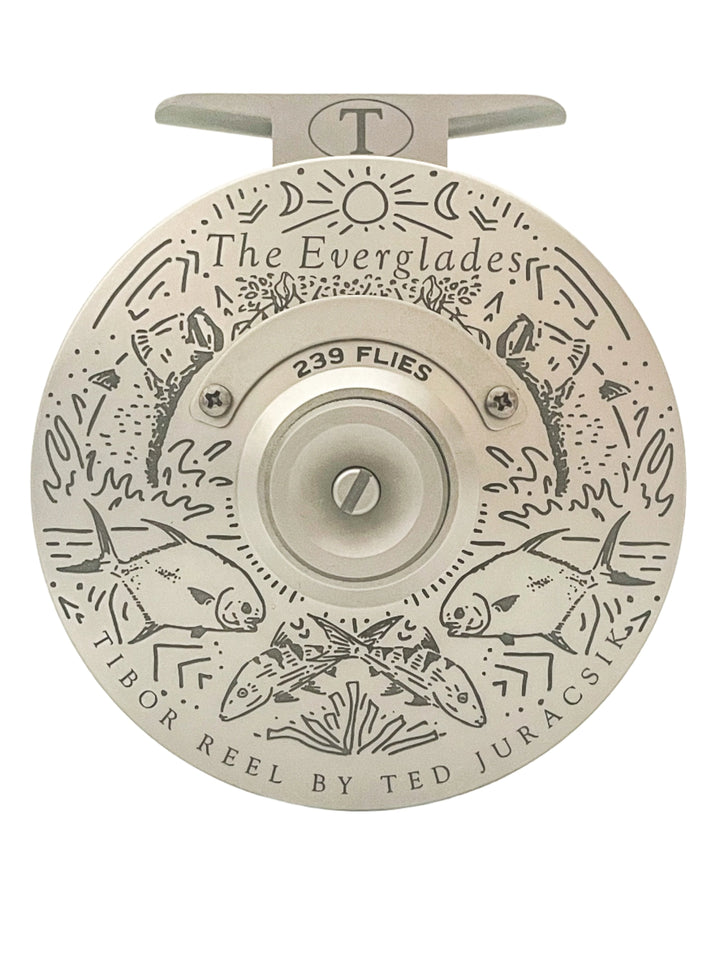 Tibor Everglades Frost Silver - 239Flies x Bre Drake Grand Slam Art (VERY LIMITED - IN STOCK)