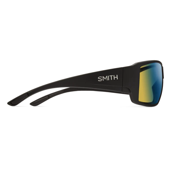 Smith Guide's Choice - Matte Black + ChromaPop Glass Polarized Yellow Blue Mirror Lens (IN STOCK)