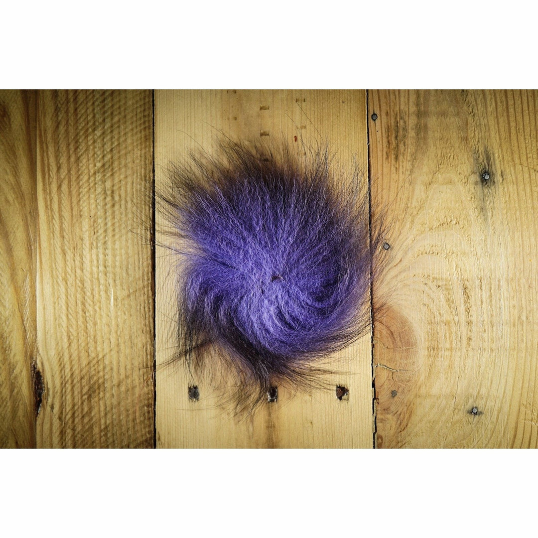 Arctic Fox Tail Hair - Purple