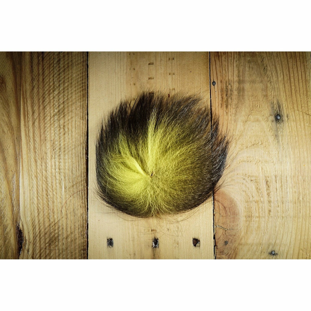 Arctic Fox Tail Hair - Yellow