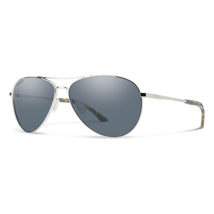 Smith Langley 2 - Silver + ChromaPop Polarized Slate Lens(IN STOCK)