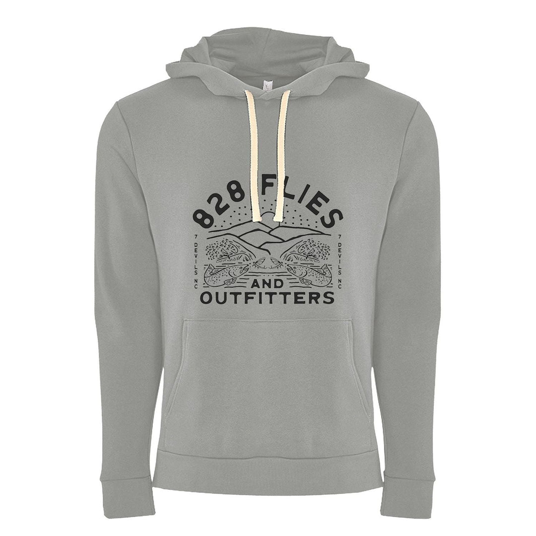 828 Trout Hatch Bre Drake Hoody - Lead
