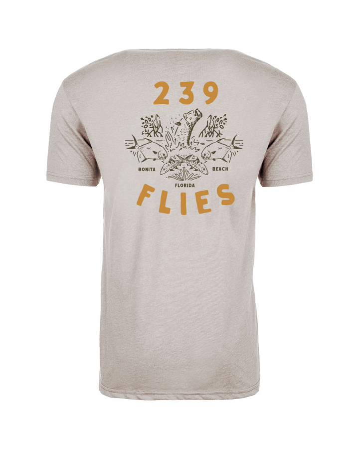 239 Flies X Bre Drake Tee - Grand Slam Silk Heather