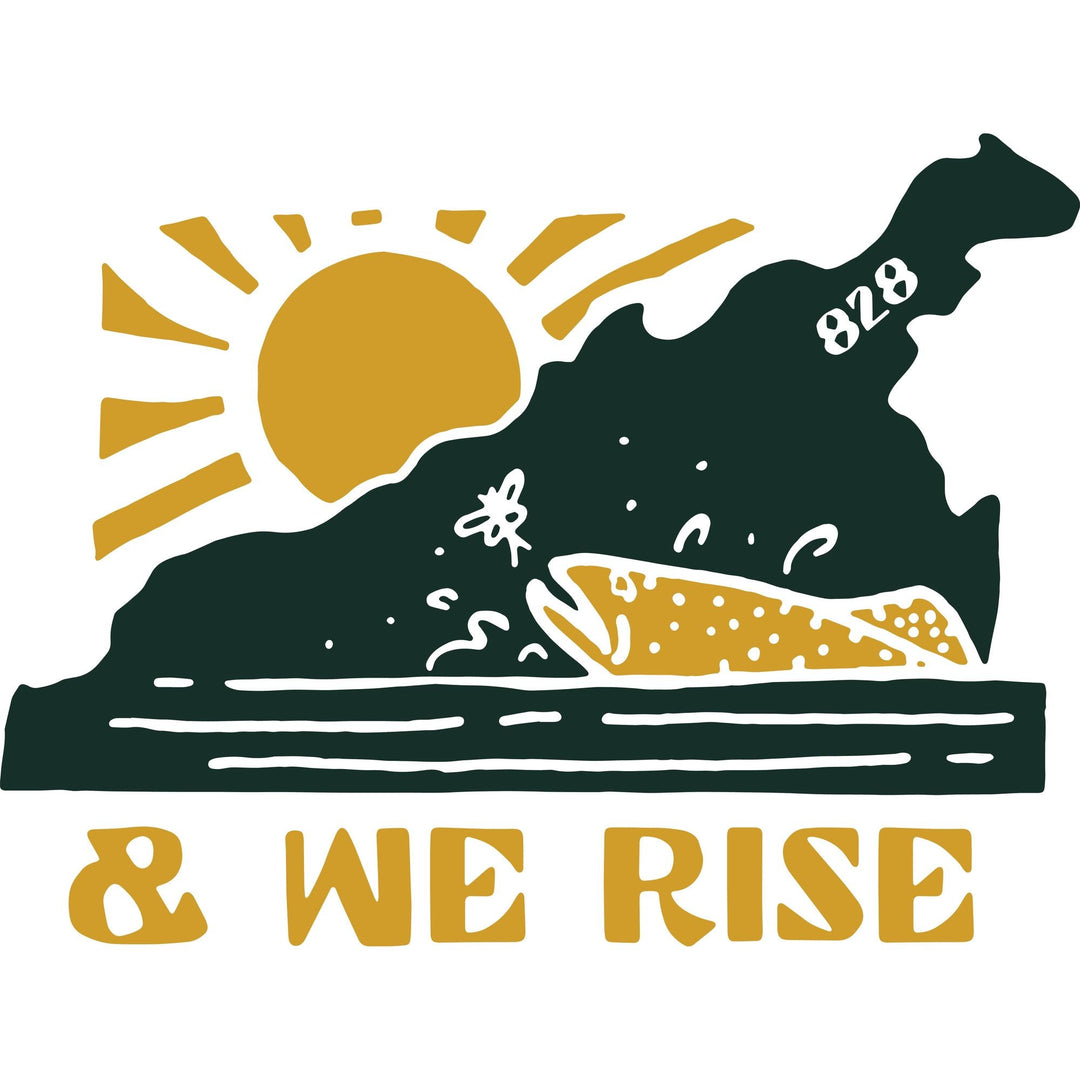 & We Rise - 828 Disaster Relief Sticker