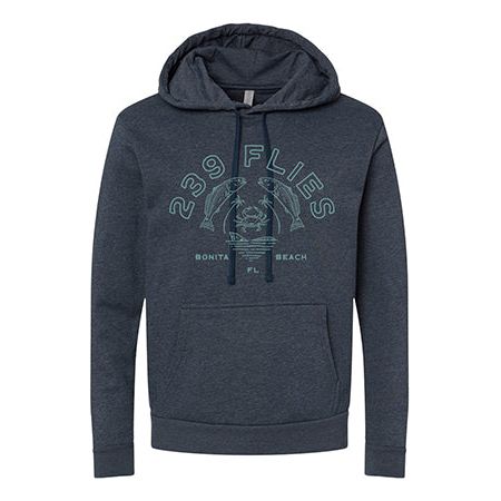 239 Flies X Bre Drake Hoody - Dark Navy Heather