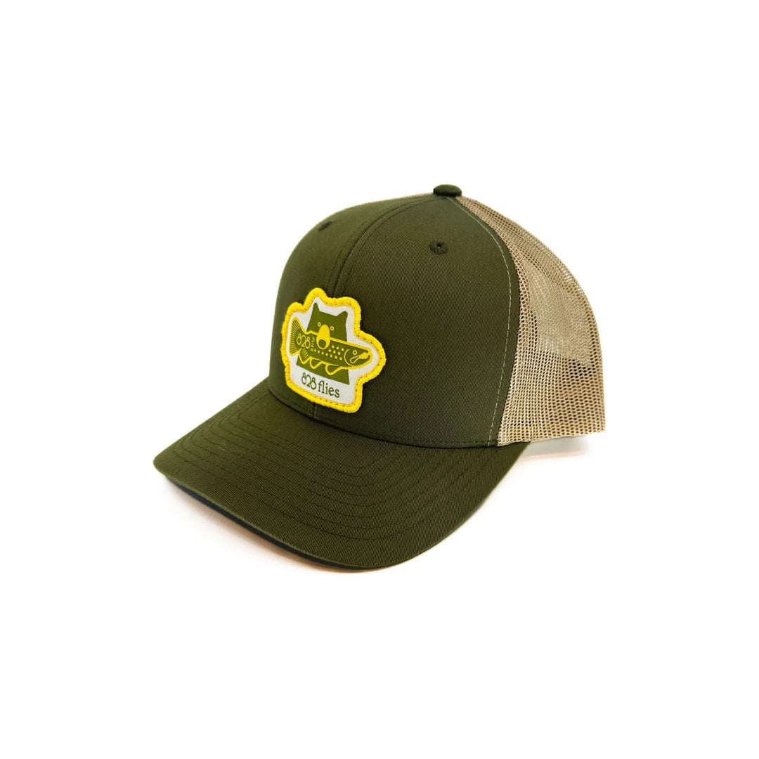 828 Trucker Hat -  Smokey The Bear: Green