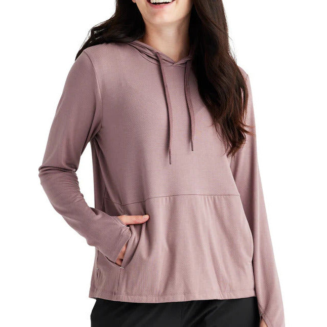 Free Fly Women's Bamboo Flex Hoody - Canyon