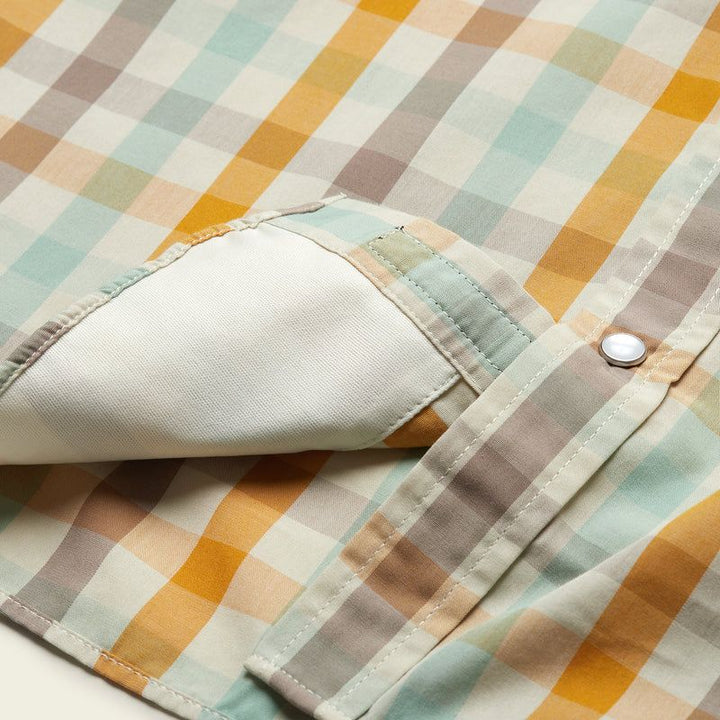 Howler Bros B Snapshirt - Wagon Plaid : Harvest