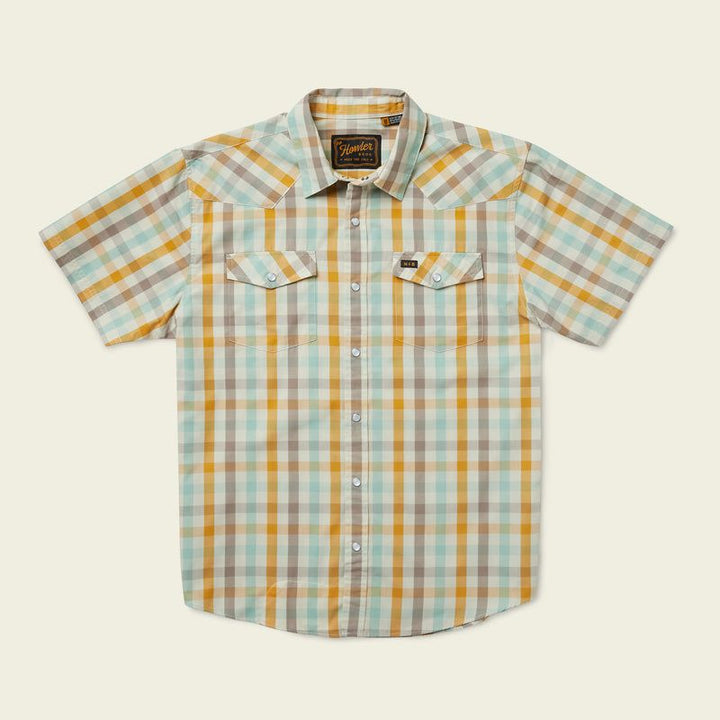 Howler Bros B Snapshirt - Wagon Plaid : Harvest