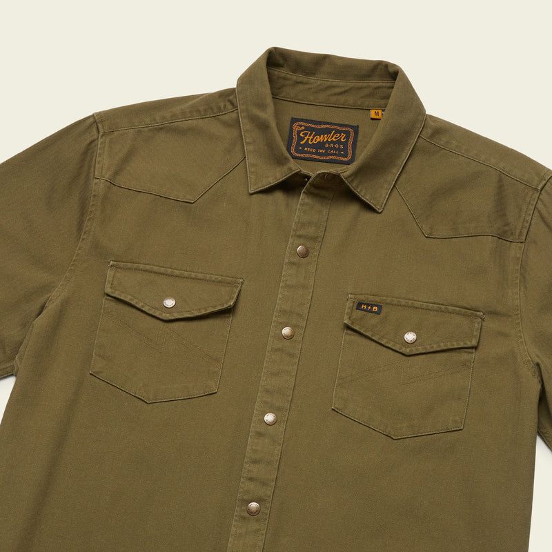 Howler Bros- Sawhorse Work Shirt: Cypress