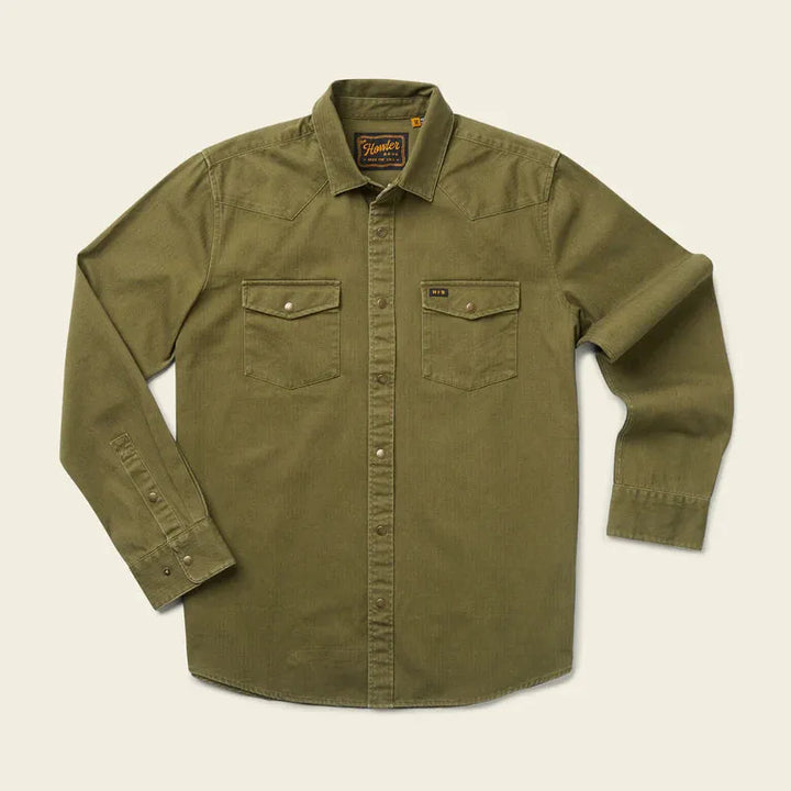 Howler Bros- Sawhorse Work Shirt: Cypress