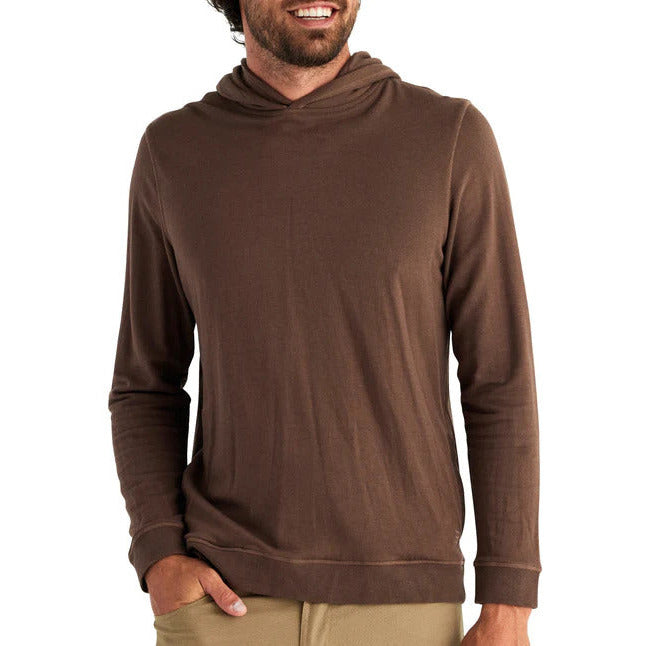 Free Fly Men's Bamboo Heritage Fleece Hoody - Mustang